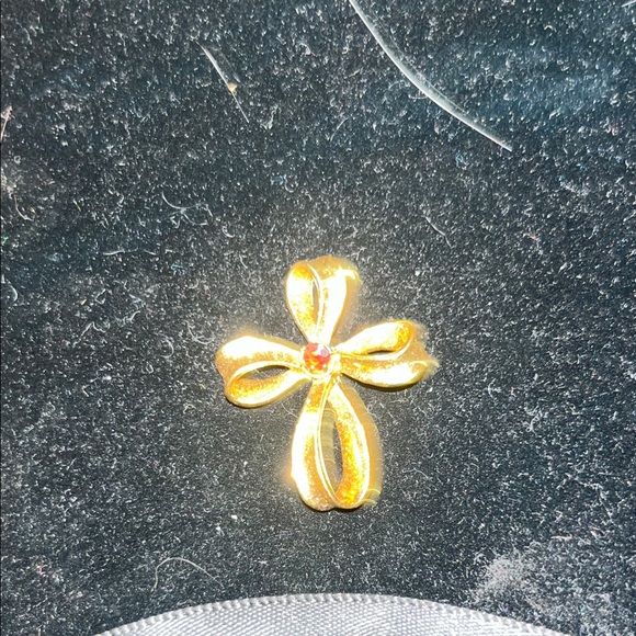 Avon Accessories - Vintage Avon Gold tone Cross Charm. Like New.